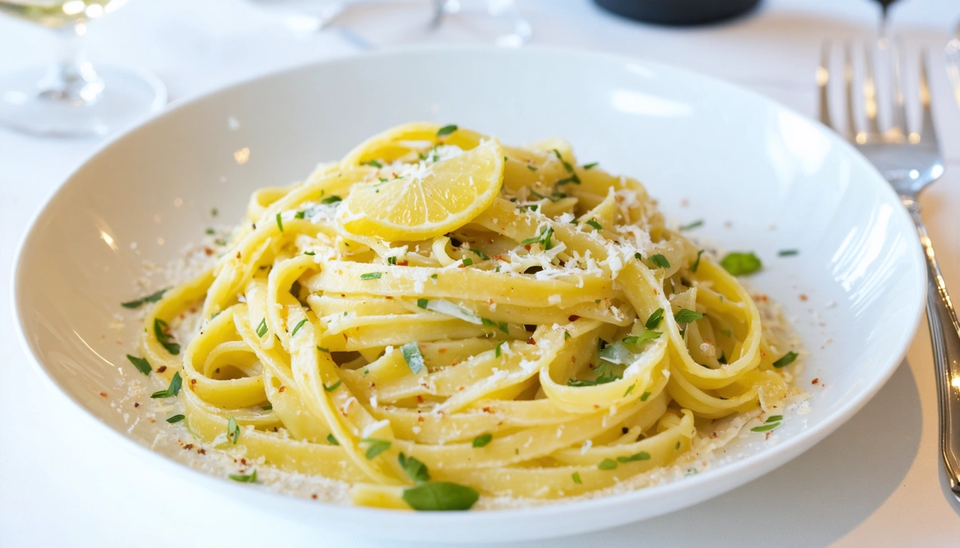 taglierini al limone